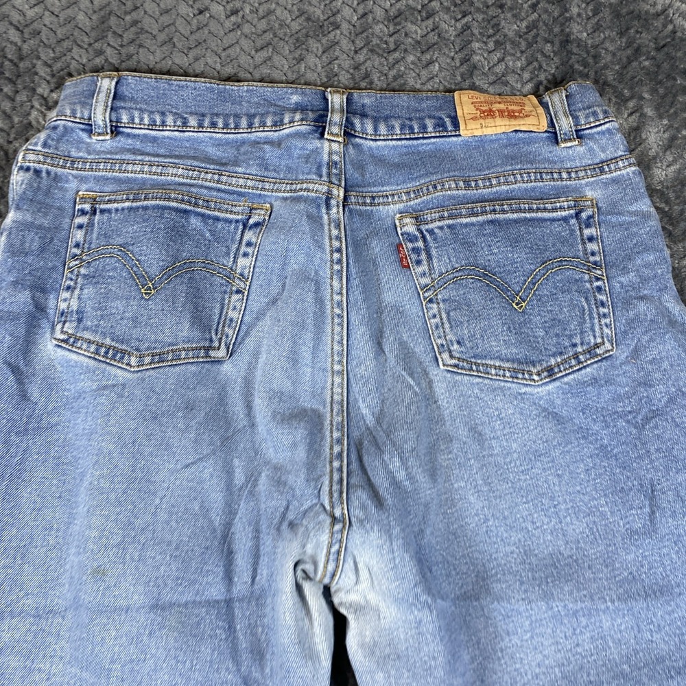 Levi's 517 Flare Jeans Women's 16.5 Plus Blue Denim Bootcut Stretch - Picture 11 of 13